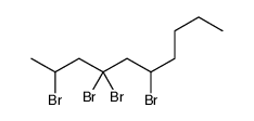 2,4,4,6-tetrabromodecane Structure