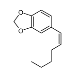 5-hex-1-enyl-1,3-benzodioxole结构式