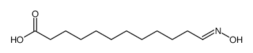 Dodecanoic acid, 12-(hydroxyimino)- Structure