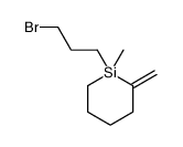 1-(3-bromopropyl)-1-methyl-2-methylidenesilinane结构式