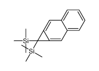 trimethyl-(1-trimethylsilylcyclopropa[b]naphthalen-1-yl)silane Structure