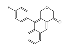 10-(4-fluorophenyl)-1H-benzo[g]isochromen-4-one结构式