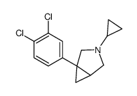 3-cyclopropyl-1-(3,4-dichlorophenyl)-3-azabicyclo[3.1.0]hexane Structure