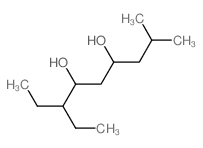 7-ethyl-2-methyl-nonane-4,6-diol结构式