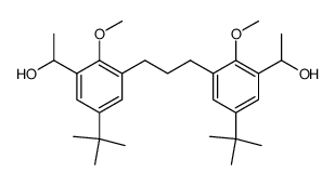 1,3-bis[5-tert-butyl-3-(1-hydroxyethyl)-2-methoxyphenyl]propane Structure