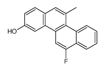 6-fluoro-11-methylchrysen-3-ol Structure