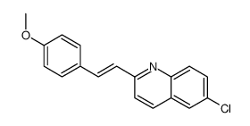 6-chloro-2-[2-(4-methoxyphenyl)ethenyl]quinoline Structure