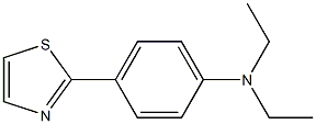 N,N-diethyl-4-(thiazol-2-yl)aniline结构式