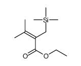 ethyl 3-methyl-2-(trimethylsilylmethyl)but-2-enoate Structure