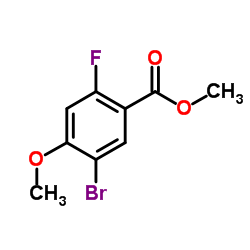 Methyl 5-bromo-2-fluoro-4-methoxybenzoate Structure