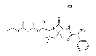 (S)-Bacampicillin hydrochloride结构式