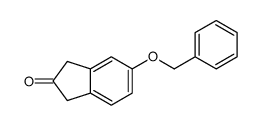 5-phenylmethoxy-1,3-dihydroinden-2-one结构式