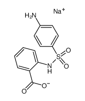 2-(4-sulphonylamido)benzoate sodium Structure