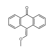 10-(methoxymethylene)anthrone Structure