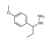 1-(4-methoxyphenyl)propylhydrazine结构式