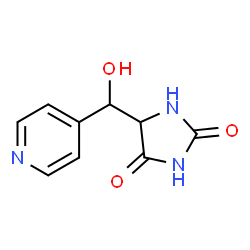 Hydantoin,5-(hydroxy-4-pyridylmethyl)- (6CI)结构式