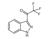 2,2,2-trifluoro-1-(1H-indazol-3-yl)ethanone结构式