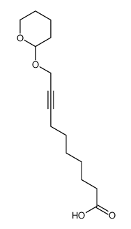 10-(2-Tetrahydropyranyloxy)-8-decynoic acid Structure