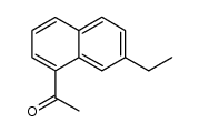 1-acetyl-7-ethylnaphthalene Structure
