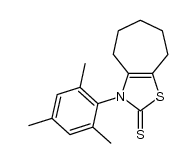 3-mesityl-3,4,5,6,7,8-hexahydro-2H-cyclohepta[d]thiazole-2-thione Structure