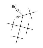 3-bromo-3-bromooxy-4,4-di-tert-butyl-2,2,5,5-tetramethyl-hexane Structure