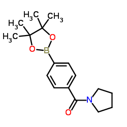 4-(1-吡咯烷基羰基)苯硼酸频哪醇酯图片