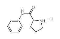 N-Phenyl-2-pyrrolidinecarboxamide hydrochloride结构式
