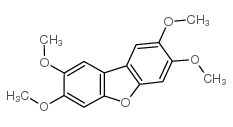 2,3,7,8-Tetramethoxydibenzofuran Structure