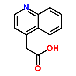4-Quinolinylacetic acid Structure
