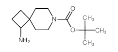 1-氨基-7-boc-7-氮杂螺[3.5]壬烷结构式