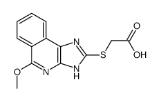 2-[(5-methoxy-1H-imidazo[4,5-c]isoquinolin-2-yl)sulfanyl]acetic acid Structure