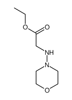 ethyl N-(4-morpholino)glycinate结构式