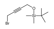 4-bromobut-2-ynoxy-tert-butyl-dimethylsilane Structure