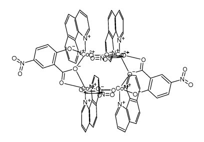 [Co4(1,10-phenanthroline)4(5-nitrosalicylate)4]结构式