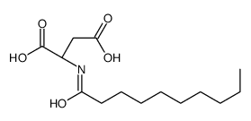 (2S)-2-(decanoylamino)butanedioic acid结构式