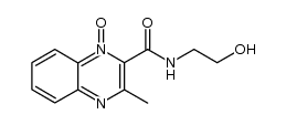 2-methyl-3-[N-(2-hydroxyethyl)carbamoyl]quinoxalin 4-oxide Structure