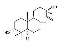 (+)-3α-hydroxymanool Structure