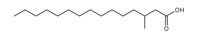 3-methylpentadecanoic acid结构式