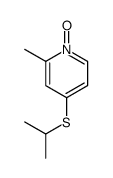 2-methyl-1-oxido-4-propan-2-ylsulfanylpyridin-1-ium Structure