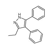 3-ethyl-4,5-diphenyl-1(2)H-pyrazole Structure
