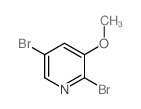 2,5-Dibromo-3-methoxypyridine Structure