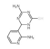 4-Amino-6-(2-aminopyridin-3-yl)-1,6-dihydro-1,3,5-triazine-2-thiol Structure