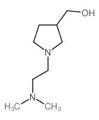 3-pyrrolidinemethanol, 1-[2-(dimethylamino)ethyl]- Structure