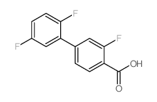 2',3,5'-TRIFLUORO-[1,1'-BIPHENYL]-4-CARBOXYLIC ACID structure