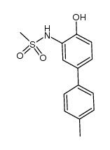 N-(4-hydroxy-4'-methylbiphenyl-3-yl)methanesulfonamide结构式