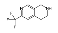 6-(trifluoromethyl)-1,2,3,4-tetrahydro-2,7-naphthyridine Structure