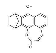 8-hydroxy-9,10,11,12-tetrahydro-2H-9,12-methanoanthra[9,1-bc]oxepin-2-one结构式