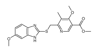 OMeprazole Acid Methyl Ester Sulfide Structure