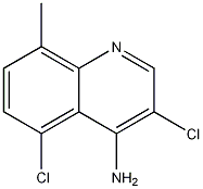 4-Amino-3,5-dichloro-8-methylquinoline Structure