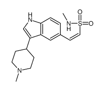 (E)-N-Methyl-2-[3-(1-methyl-4-piperidinyl)-1H-indol-5-yl]ethenesulfonamide structure